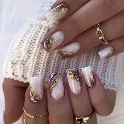 Роскошный чистый цвет с красочными ромбами 3d декорированные накладные  ногти с клеем леди ногти Типсы невесты накладные ногти | AliExpress