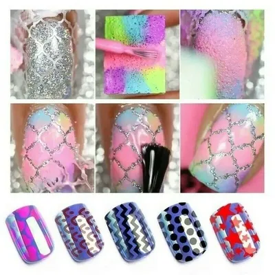 16 Листов DIY Французский Nail Art Советы Лента Руководство Трафарет Маникюр  Форма Наклейки Ногтей Наклейки Воды Передачи Искусства От 129 руб. | DHgate