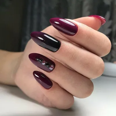 Маникюр вишня | Nails, Pretty nails, Fun nails