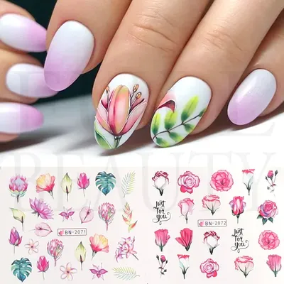 ROYAL NAILS Водные наклейки для ногтей Donald Duk