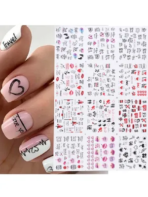 Слайдеры для маникюра фольгированные LAK_NAILS, водные наклейки для дизайна  ногтей на любой фон - купить с доставкой по выгодным ценам в  интернет-магазине OZON (1150184112)