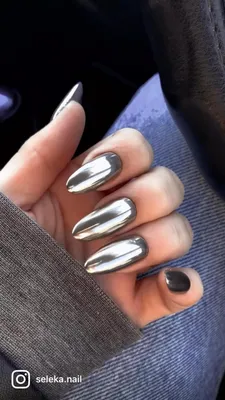 💣МАНИКЮР С ЭФФЕКТОМ МЕТАЛЛИК | Linaart.nail | Дзен