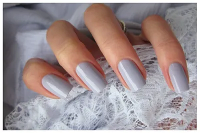 Marmalade Nails Nymeria | Grey Matte Coffin Press-on Nails