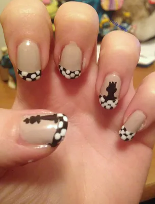 Tinklesmakeup: Chess/scacchi nail art