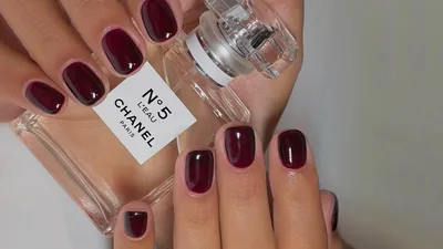 Elegant chanel-themed nail art with crystals on Craiyon