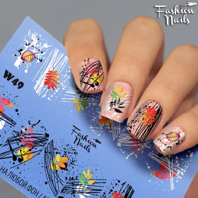 Fashion Nails слайдер-дизайн № G58 - Графика, Надписи за 100 руб купить в  интернет-магазине KOKETKA Beauty Shop