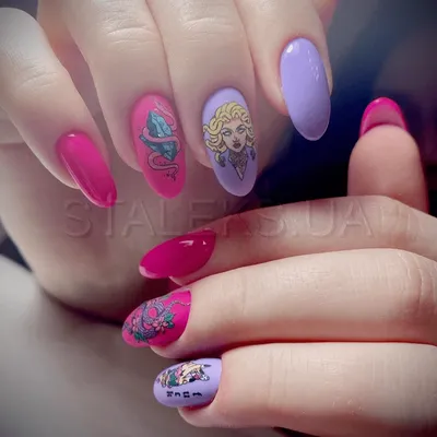 Слайдер дизайн для ногтей Fashion nails Galaxy 64