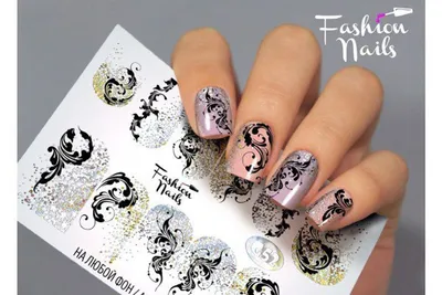 Fashion Nails Слайдер-дизайн фольгированный M298