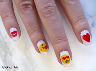 A Little Sparkle and Polish: Emoji Nails