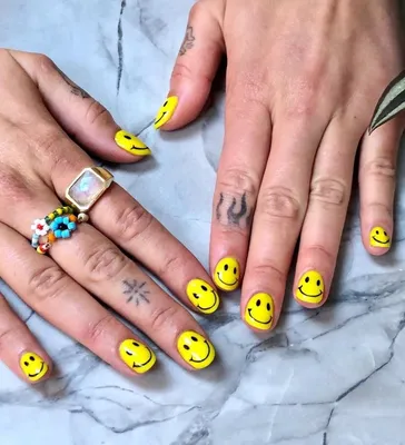 Emoji nails by Bakeneko14 on DeviantArt