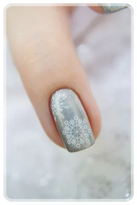 Fashion Nails Водные слайдеры для маникюра ногтей Снежинки зимние