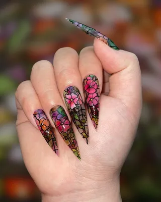 How to Do Shattered Glass Nails | POPSUGAR Beauty