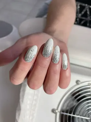 Серебристый маникюр | Nails, Beauty