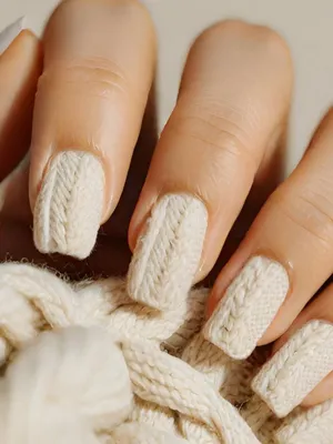 Sweater Nails Are the Coziest Kind of Nail Art We've Ever Seen - Brit + Co