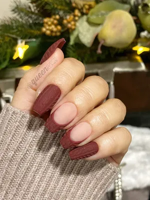 Press On Nails || \" Pink Sweater matte glitter nails Jumper nails / Sw –  LuxeNailsInc