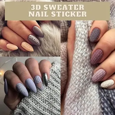 Sweater Nails Are the Winter Trend to Try Now - PureWow