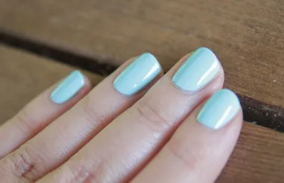 Nails | Tiffany Blue Tips - Fashion Fairytale