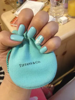 10 Tiffany Blue Nail Ideas For Channeling Audrey Hepburn