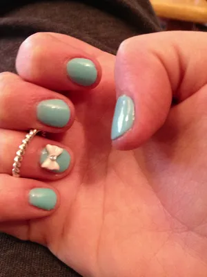 Tiffany Blue Nails - Fleur De Force