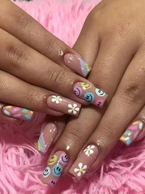 Young Nails - Smile lines are showing up more and more.. are you ready for  them? Beautiful glitter smile lines by YN Mentor @beppiebasant_nailartist  Recreate this look using... Cover Peach acrylic Cotton