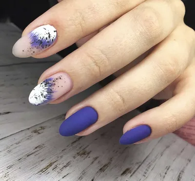 Фиолетовый матовый маникюр. Маникюр 2020-2021. | Nails, Beautiful nails,  Beauty