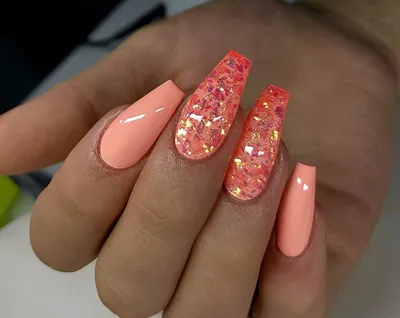 The 110+ best Peach colored nails | Peach nails, Peach colored nails, Nail  colors