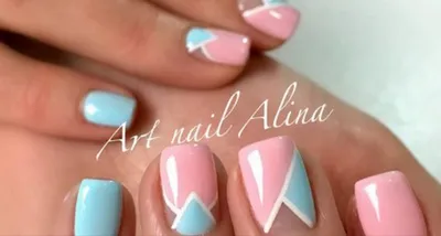 Полосатый маникюр для начинающих в розовых тонах | Pink Stripe Nails! -  YouTube