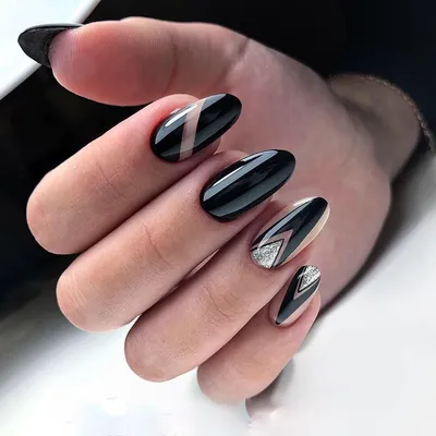 Модный зимний маникюр в темных тонах 2019-2020 | Nail art designs summer,  Trendy nail art designs, Nail art