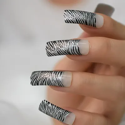 zebra nails have been one of my faves lately🦓❤️ | Instagram