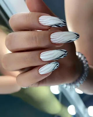 Zebra print nails : r/Nails