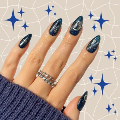 Звездное небо на ногтях: топ-15 волшебных идей - pro.bhub.com.ua