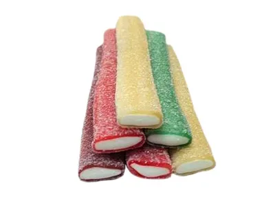 Мармелад Fruit-Tella Супер Бутылочки жевательные со вкусами колы,  апельсина, лимона, 100г - купить с доставкой в Самаре в Перекрёстке