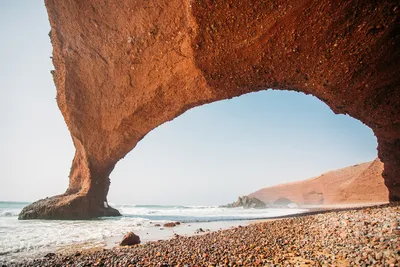 Красивый и необычный пляж — Легзира.Побывали на Марсе!)).Марокко) — DRIVE2