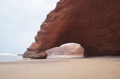 Отзыв о Пляж Легзира (Марокко) | Космические красные пейзажи пляжа. Место  силы.