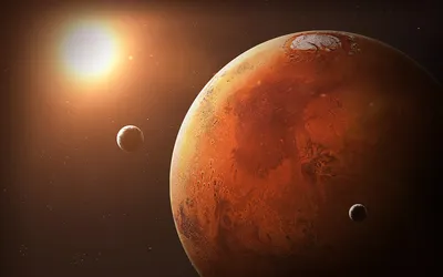 Марс на небе» — создано в Шедевруме