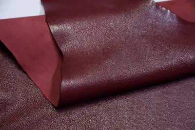 Кожа МРС, цвет - марсала, 48 дм2, 0.5 мм, Италия - 111813 - натуральная,  купить в It-Leather