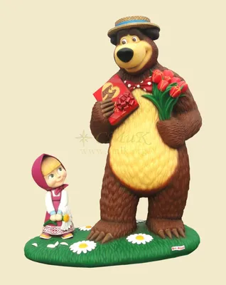 Фигура \"Маша и Медведь\", Фигурные шары из фольги, интернет магазин, купить,  дёшево