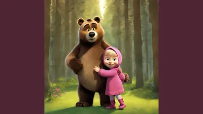 Маша и Медведь, поздравление с Новым Годом - Маша и Медведь - YouLoveIt.ru