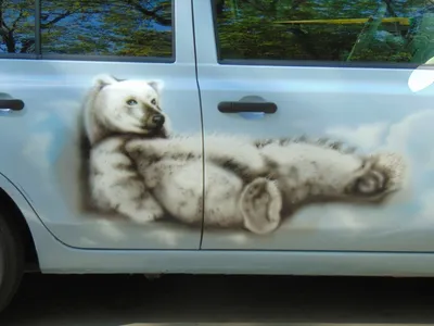 Медведь в горящей машине с точки зрения нейросети | Пикабу