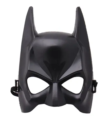 Маска Бэтмен на пол-лица - купить по доступным ценам в интернет-магазине  OZON (224040094)