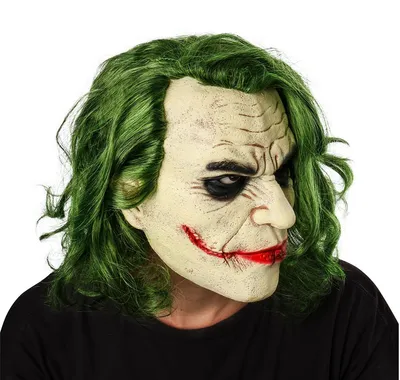 Неоновая маска «Джокер» на Хэллоуин