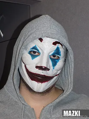 Маска клоуна Джокера из фильма, Маскарадная маска-мяч, страшная маска,  косплей-костюм, реквизит для Хэллоуина, карнавала Вечерние | AliExpress