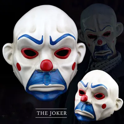 Хэллоуин жуткая маска ужас нарядное платье вечерние латексная страшная маска  клоуна одноглазая маска Джокера косплей головной убор убийцы – лучшие  товары в онлайн-магазине Джум Гик