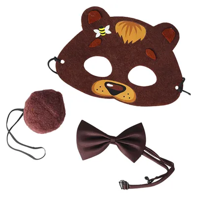Новогодние маски из бумаги - праздник уже с вами маска медведя | Animal  masks for kids, Christmas cards kids, Animal masks