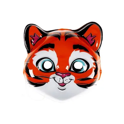 Фетровая карнавальная маска тигра — KTOTOTAM.ru — игрушечная мастерская,  корпоративные персонажи и сувенирная продукция производство на заказ