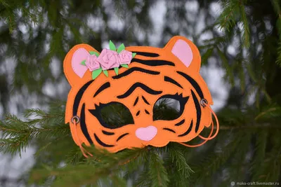Пластиковая маска Тигр купить в Москве - описание, цена, отзывы на  Вкостюме.ру