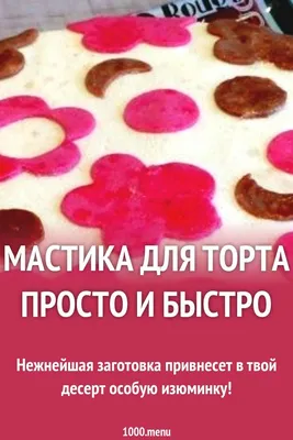 Крем-мастика с гранатом и безе - Дина Николау