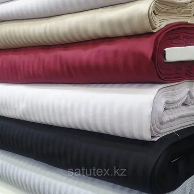 Страйп сатин Турция, ткань для гостиничного белья (id 79363109), купить в  Казахстане, цена на Satu.kz