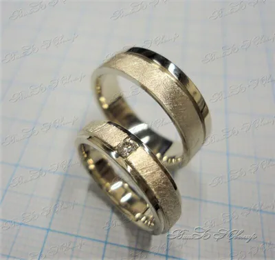 ПК-110-00-М1 Обручальное кольцо из платины матовое - PlatinumLab