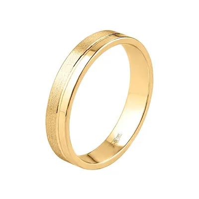 Золотые парные обручальные кольца с матовой поверхностью 422267 : купить в  Киеве. Цена в интернет-магазине SkyGold